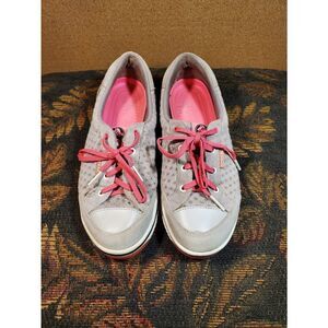 CROCS Drayden Grey and Pink Golf Shoes